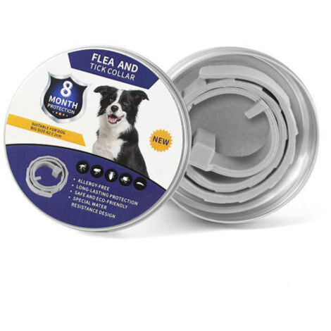 Collier pour Chien Anti-Insectes, réglable pour Grands, Moyens et Petits Animaux de Compagnie(39)