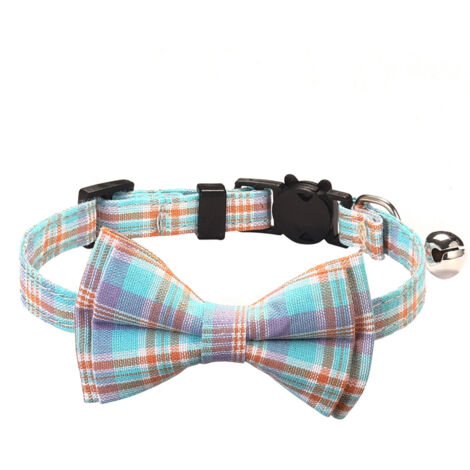 Collier pour chien avec nœud papillon, durable, réglable et confortable pour petits chiens, chiots et chats
