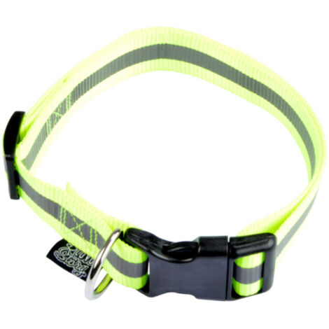 Collier Pour Chien "Bande Réfléchissante" 45cm Jaune
