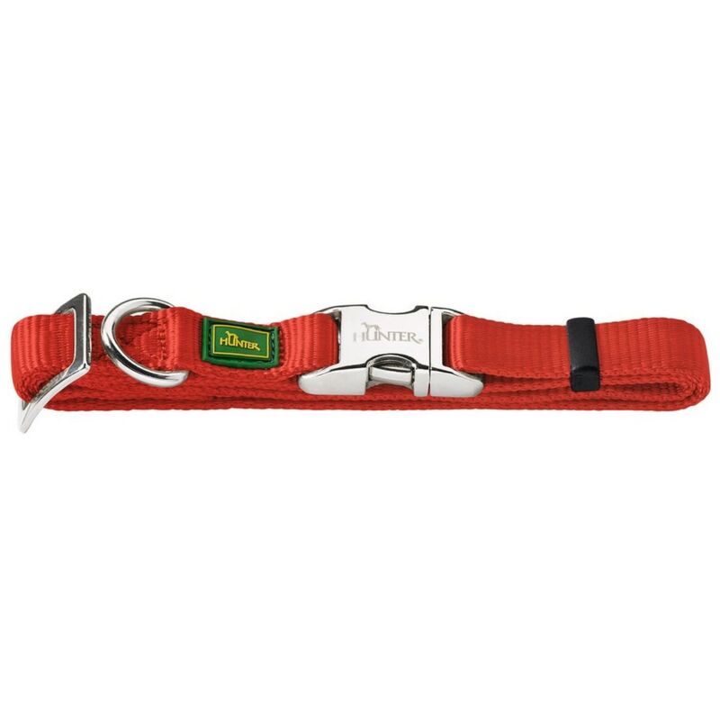 Hunter - Vario Collier Basic avec fermoir de aluminium Col xl 45-65 cm rouge
