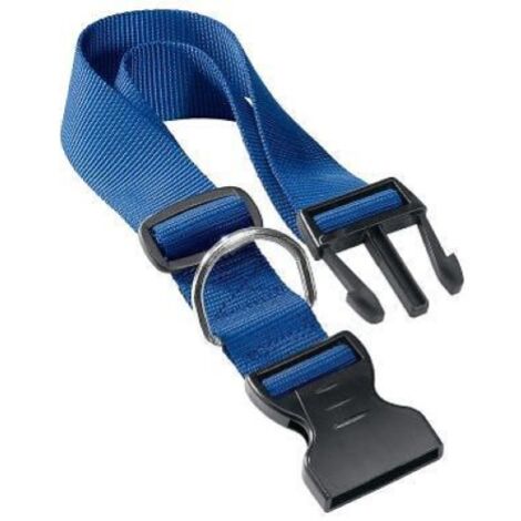 collier pour chien pour chien Club bleu rA glable 30-44 cm articles animaux en nylon