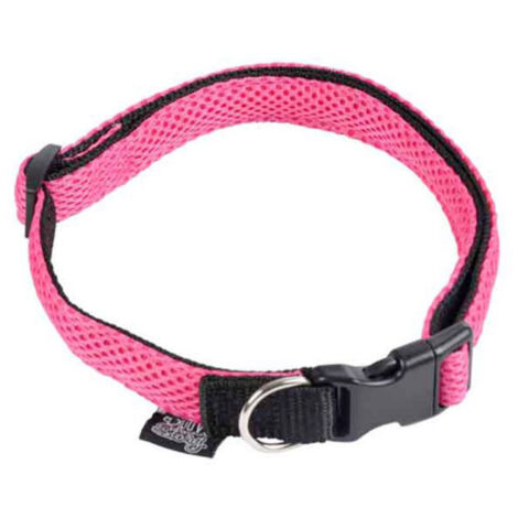 Collier pour Chien Respirant "Mesh" 25-35cm Rose