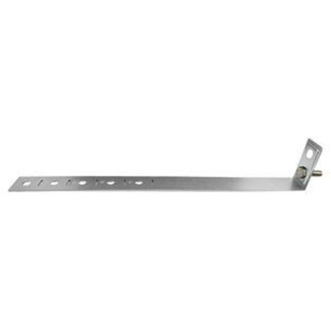 Collier pour descentes de gouttière 60-100 mm St/tZb avec alésage diamètre 10,5 mm