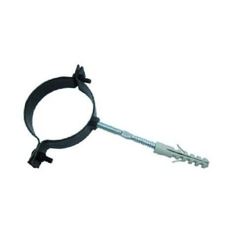 Collier pour fumisterie noir mat 8cm – Pour tuyaux de poêle à granulés – Normes de sécurité CE – Garantie 24 mois – Blinky