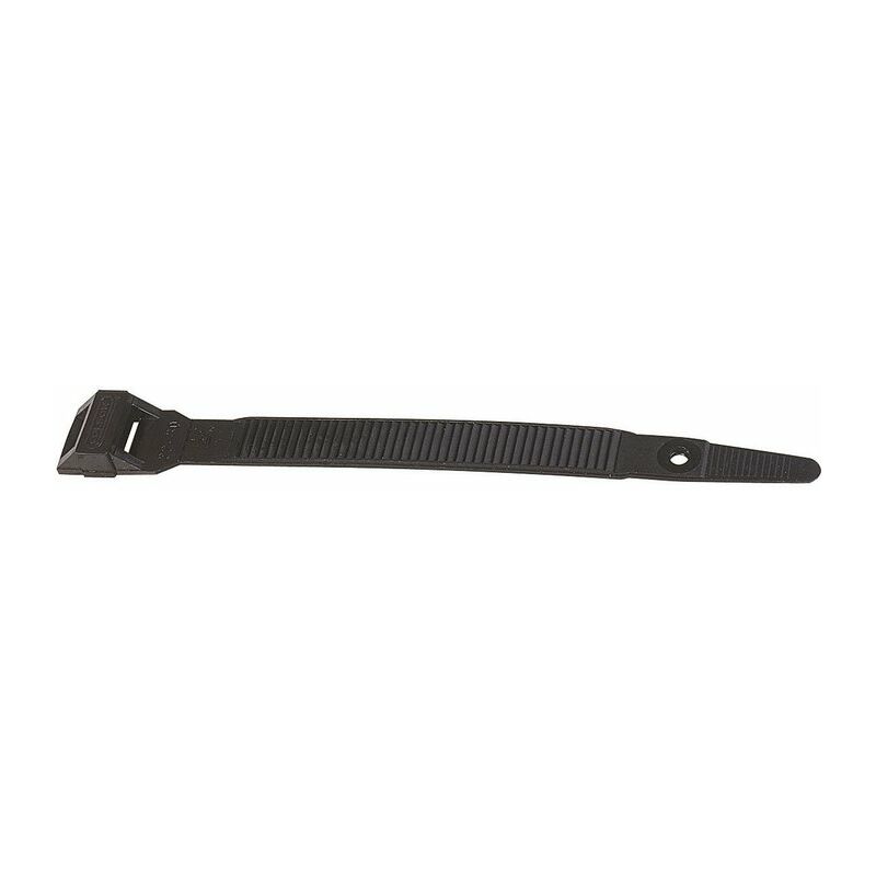 Legrand - Collier colson noir denture extérieure - Vendu par 100