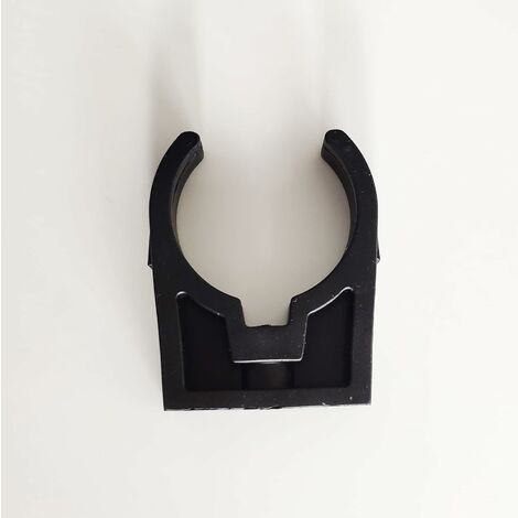 Collier PVC de fixation à clip pince ouverte PVC 50mm (1 Pièce)
