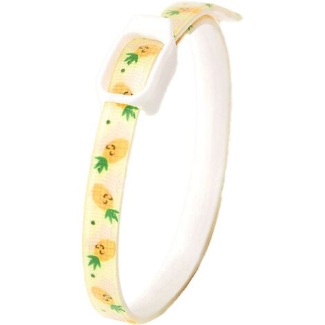 Collier réfléchissant contre les puces et les tiques pour chiens et chiots, 7 mois de prévention contre les puces et les tiques par collier (jaune, M)