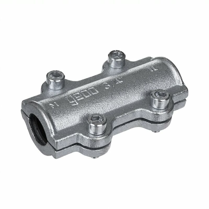 Gebo - Collier de réparation long pour tube acier 66x76