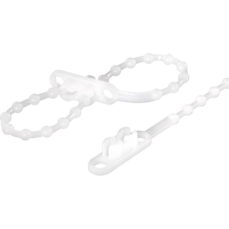 TruComponents 40208 Knot cable tie 145mm 2mm Ecru Double head 100 ...