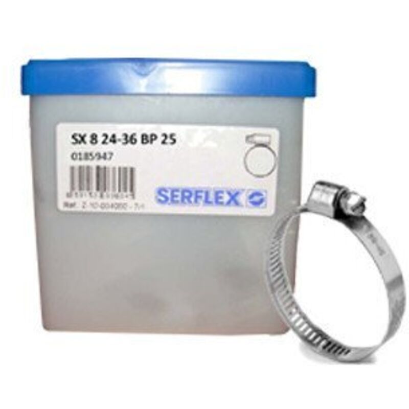 Collier serrage de 24 à 36 mm boite de 25 pieces 4185947