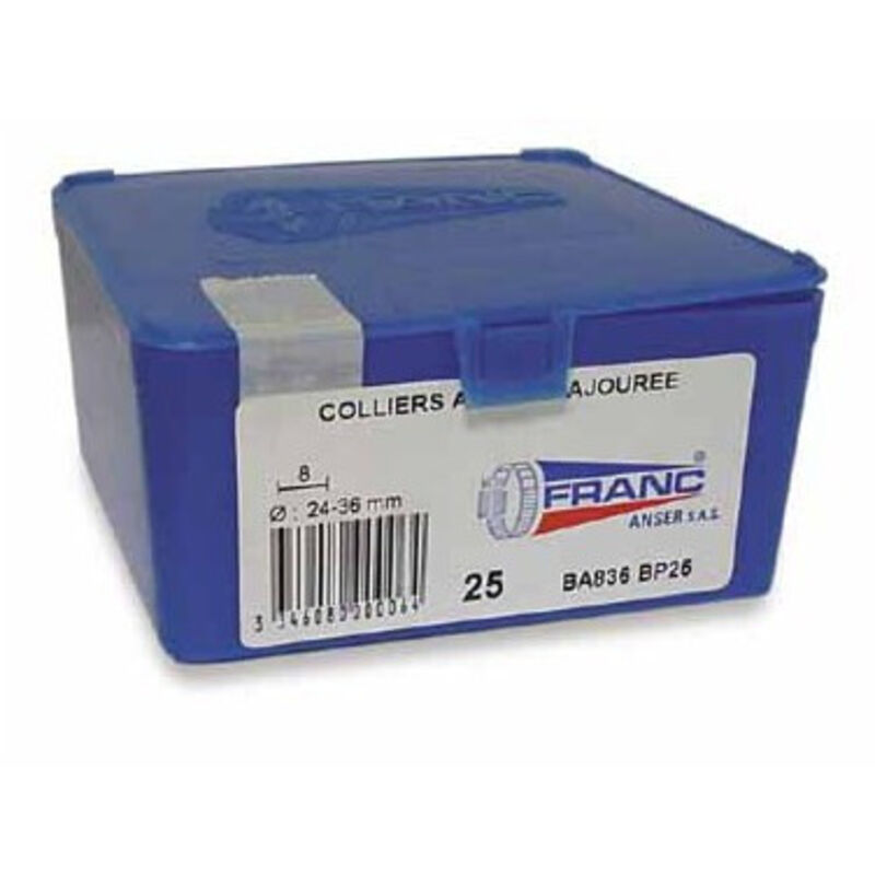 Serflex - Collier serrage de 32 a 52 mm boite de 25 pieces 4185961