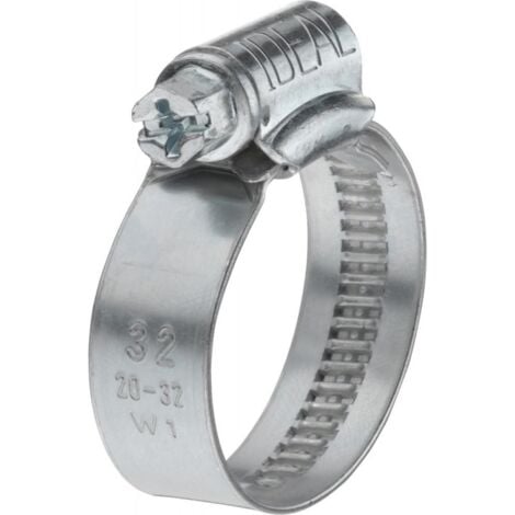 Collier serrage à vis IDEAL W1 12mm, DIN3017, 140-160mm