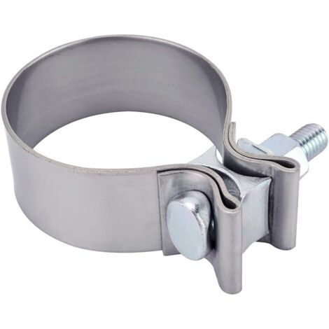 Collier Serrage Inoxydable,Collier de Serrage Tuyau Arrosage Accessoires de Réparation Collier de Serrage Tuyau Pince de Connexion de Tuyau D'échappement en Acier Inoxydable,51mm
