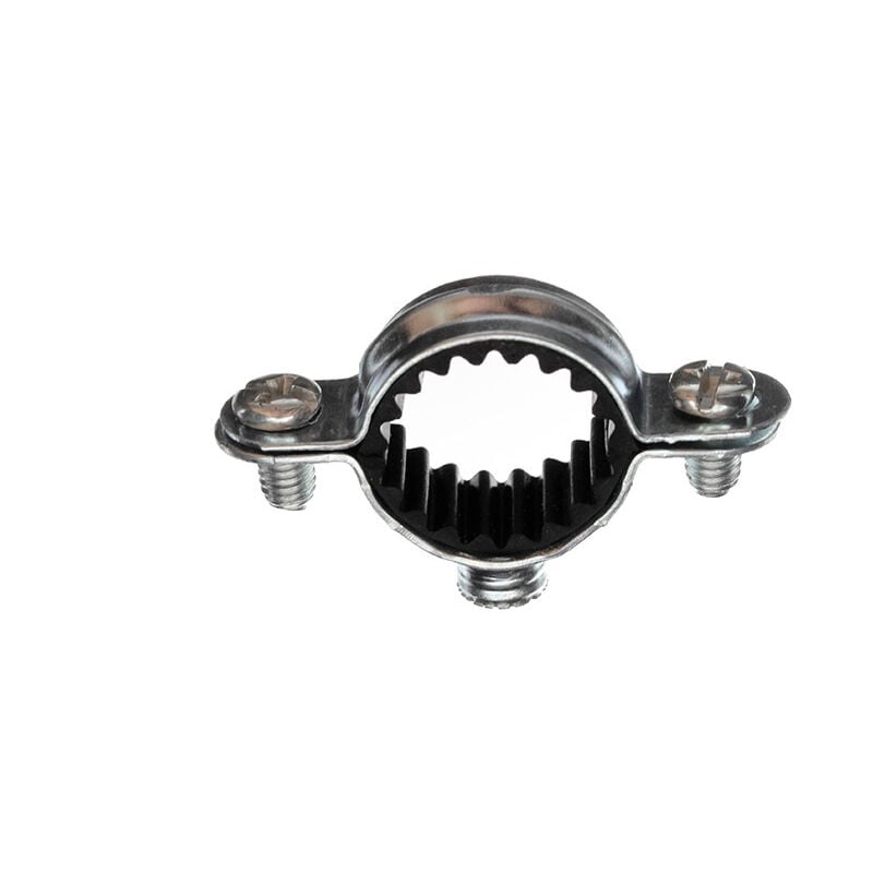 100 Colliers de fixation tube simple isophonique acier zingué 7x150-Ø8