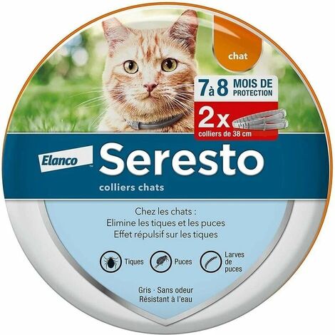 Colliers anti-puces et anti-tiques pour chats