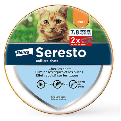 Colliers anti-puces et anti-tiques pour chats