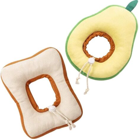 Colliers de convalescence ajustables pour chats, lot de 2, colliers élisabéthains à bords souples pour la cicatrisation et la protection des plaies - Idéaux pour les chatons et les chats