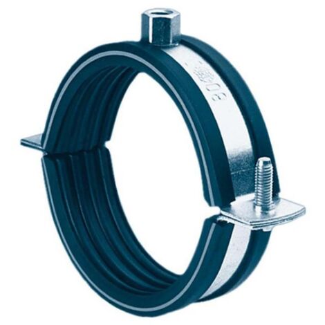 Colliers de fixation pour tuyaux de ventilation Rokaflex avec insert en caoutchouc DN 100