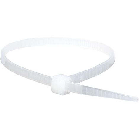 Colliers de serrage 8 pouces 40 lb, paquet de 100 - Vert, Blanc