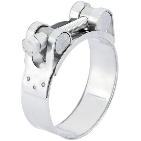 Colliers de serrage à tourillons acier zingué largeur 18mm serrage 26-28mm avec vis M5x40mm boîte de 25 colliers - SERFLEX