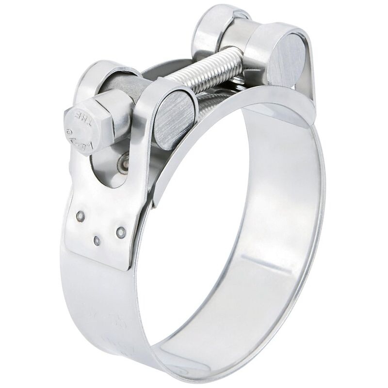 Colliers de serrage à tourillons inox A4 largeur 20mm serrage 56-59mm avec vis M6x60mm boîte de 10 colliers Serflex