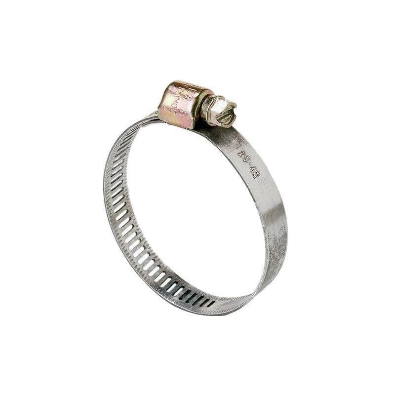 Colliers de serrage acier W2 bande ajourée 14 mm, diamètre de serrage minimum 92/maximum 112 mm, boîte de 25 pièces - serflex