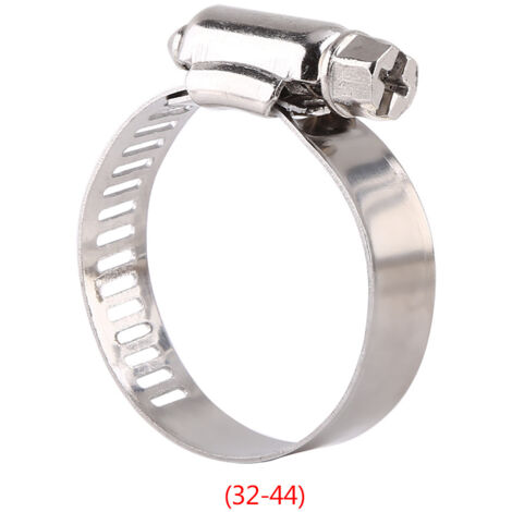 Colliers de serrage ajustables en acier inoxydable pour tuyaux et carburant (32mm-44mm)