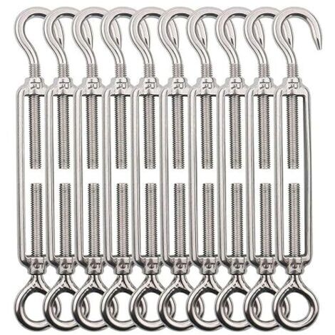 Colliers de serrage auto-agrippants M5, attaches de câbles / Acier inoxydable 304
