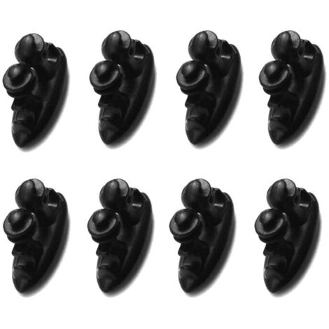 Colliers de serrage, colliers de ligne, 8 pièces, supports de fils et câbles, colliers de fixation, supports, organisateurs, serre-câbles-AquaForge