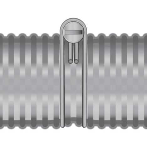 Colliers de serrage double fil acier W1, diamètre de serrage minimum 35,5/maximum 40 mm, boîte de 3 pièces - SERFLEX