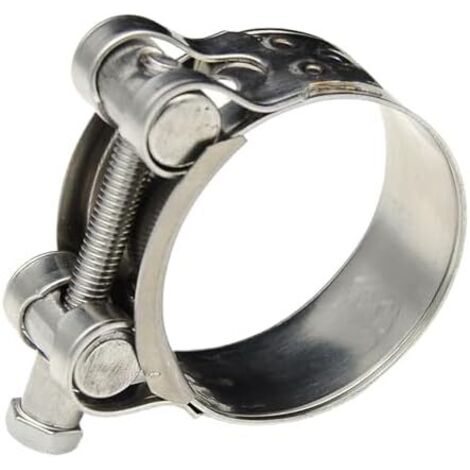 Colliers de serrage en acier inoxydable: collier réglable à lisse, maintien sûr des tuyaux, bandes et résistantes la  Plomberie robuste 23 À 25 -