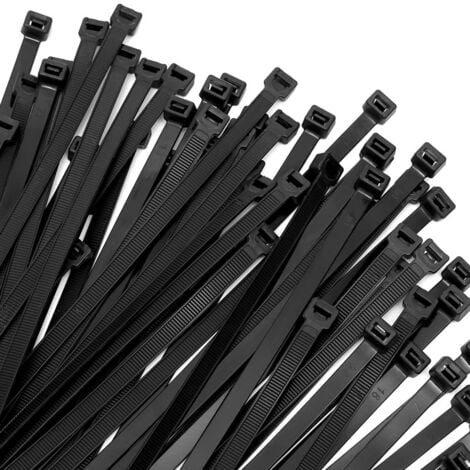 COLLIERS DE SERRAGE EN NYLON - 00 x 2,5 mm - NOIR (100 pcs) ,OUYLAF