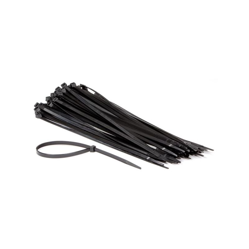 Colliers de serrage en nylon - 7.8 x 400 mm - noir (100 pcs) Perel ECTB400
