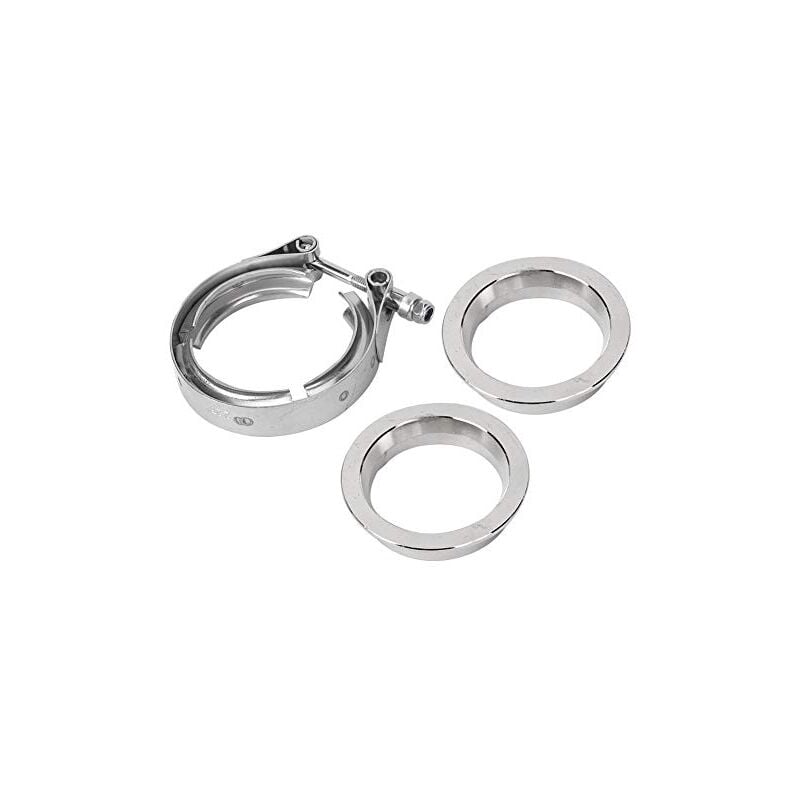 Zoternen - Colliers de serrage en v en acier inoxydable avec bride de remplacement pour tuyaux d'échappement automatiques, turbos, soupapes de