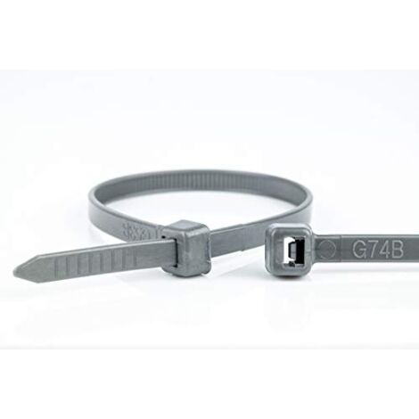COLLIERS DE SERRAGE GRIS, 100X2.5MM, 100 PIÈCES WKK 10025 GRAU C