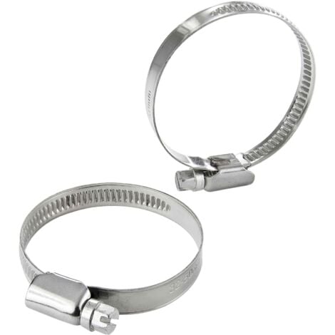 RIBILAND Collier de serrage inox 32 à 50mm 2pcs