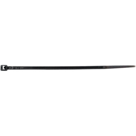Colliers de serrage L.360mm l.7,6mm PA noir (stabilisé UV) 100p./paquet - KBI 4-100-X