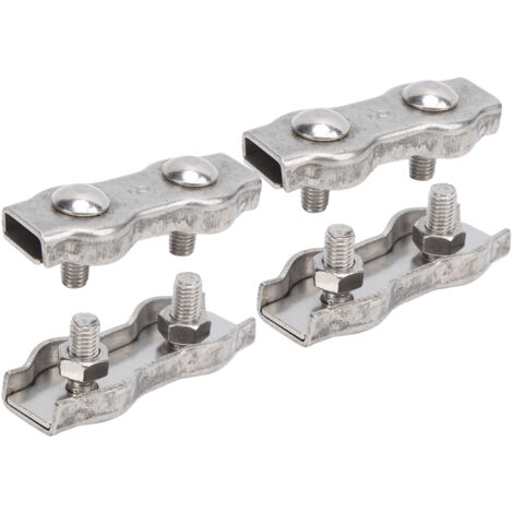 Colliers de serrage M8 en acier inoxydable pour câbles duplex, fixations câbles électriques.