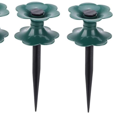 Colliers de serrage populaires pour tuyaux d'arrosage, roulettes de guidage de tuyau, clous de guidage de tuyau en forme de fleur de prunier et roulettes d'enroulement de tuyau (2 pièces)