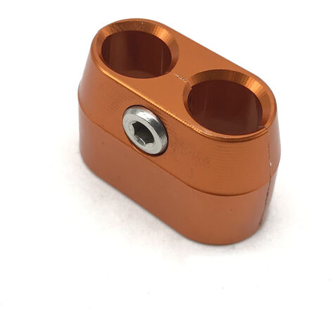 Colliers de serrage pour conduites de frein, clips pour câbles de compteur kilométrique et supports de câbles pour motos tout-terrain KTM.