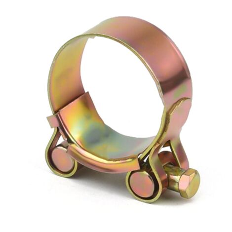 Colliers de serrage professionnels et durables pour tuyaux, 15 tailles réglables, en acier au carbone galvanisé, pour fixation ronde.