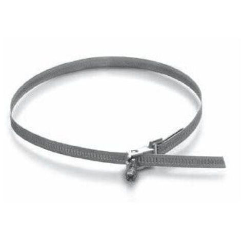 Unelvent – Collier de serrage en acier inoxydable – Diamètre réglable 50 à 215 mm – Pour gaines ventilation aluminium et PVC – Lot de 2