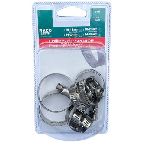 Colliers panachés inox X8 du 10-16 au 24-36