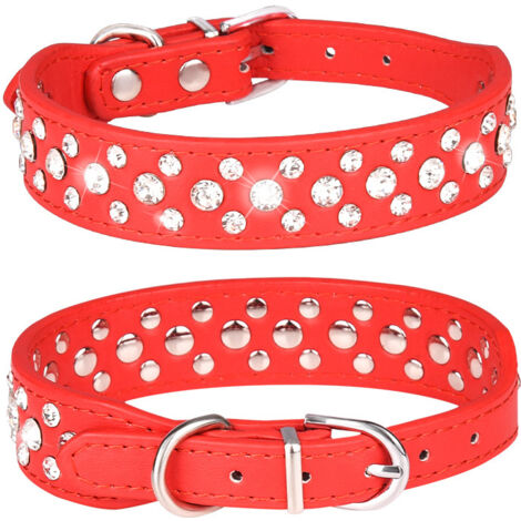 Colliers pour chiots 1 pièce Colliers pour animaux de compagnie Colliers pour chiens mignons Colliers en diamant