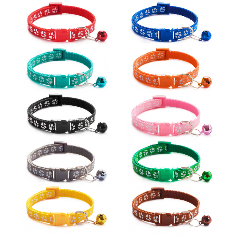 Colliers pour chiots, souples et ajustables, idéal pour l'identification de petits animaux