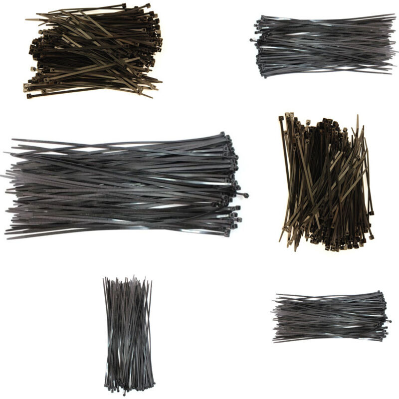 Oc-pro - Colliers rilsan de 140 à 750 mm - lot de 745 colliers