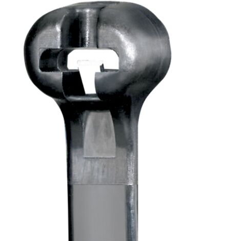 colliers sans crantage bt - 203 x 4.7 mm - noir uv - panduit bt2s-m0
