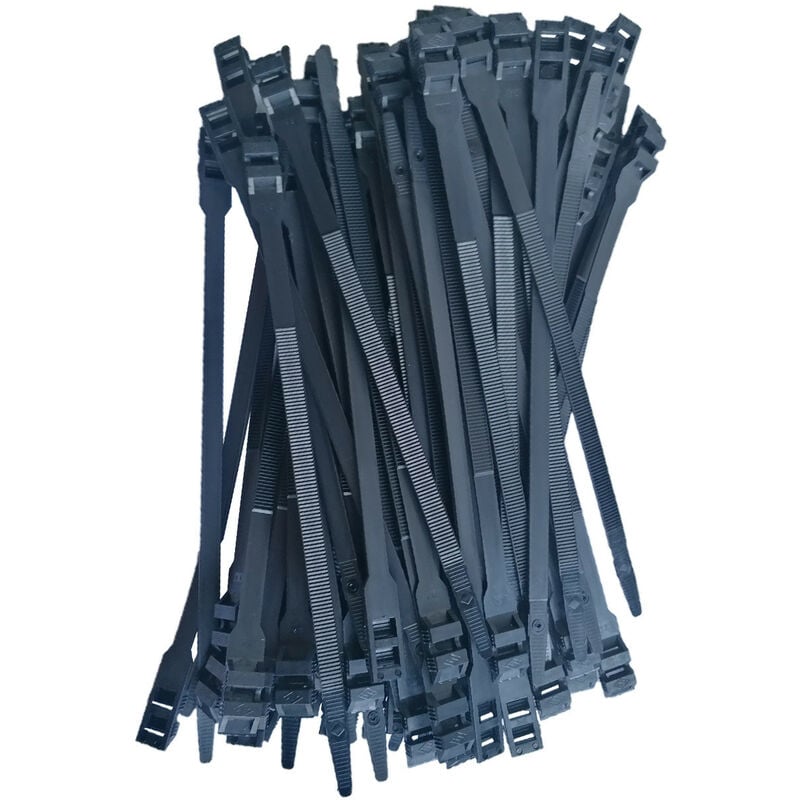 Sans Marque - 100 colliers de serrage serre-cables attache fils 9.0 x 265 mm