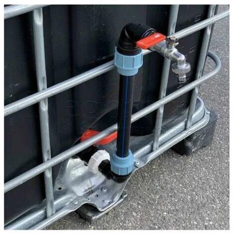 Scarico Per Grondaia BRYZA DN Ø63 Mm | Marrone | Raccolta Acqua Piovana | Connettore Rapido - Foto 12