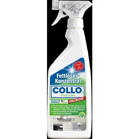 Collo Fettlöser Konzentrat collossal für Dunsthaube, Mikrowelle, Herd, Kacheln - 500 ml